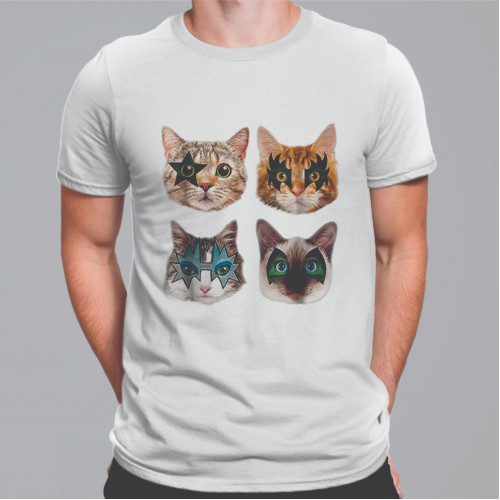 Camiseta Kiss Cats